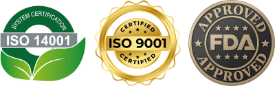 ISO and FDA certifications