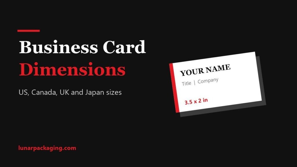 Business Card Dimensions