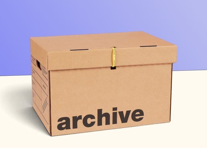 Printed Archive Boxes