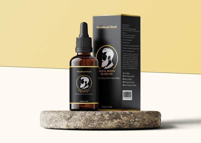 Printed Beard Oil Boxes