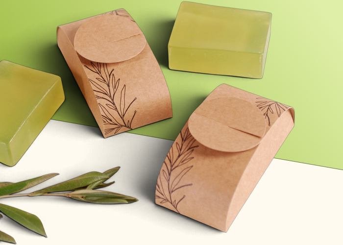 Printed Kraft Soap Boxes